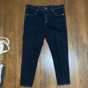 Size 14 Universal Standard dark blue jeans